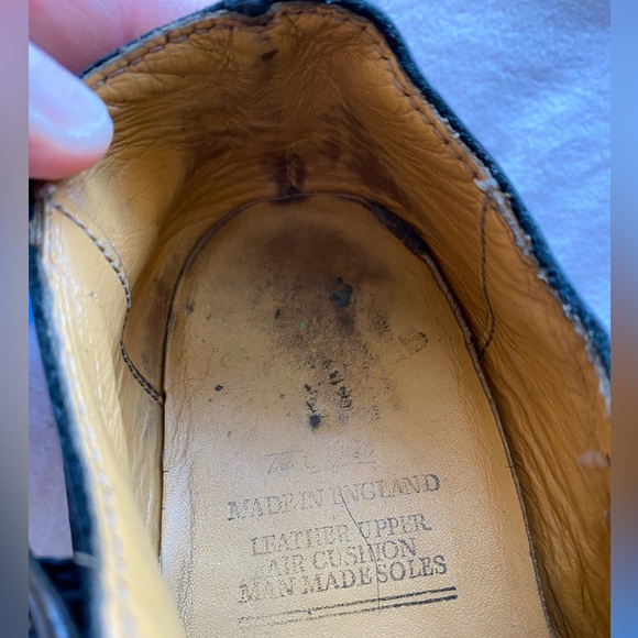 VINTAGE RARE Black Dr. Martens Mary Jane’s  Made in England Litte Girls size 2 - Picture 9 of 16